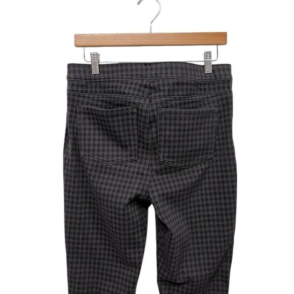 Spanx | Women’s Houndstooth Black Gray Print Leggings Jeggings L - Picture 4 of 8